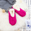 Special hotsell pink chunky slipper socks